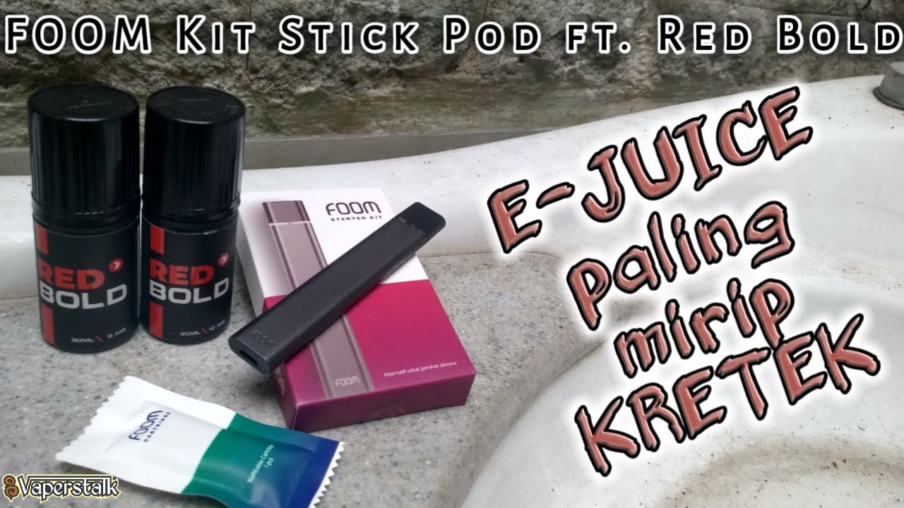 Red Bold by Foom with Foom Kit Stick Pod