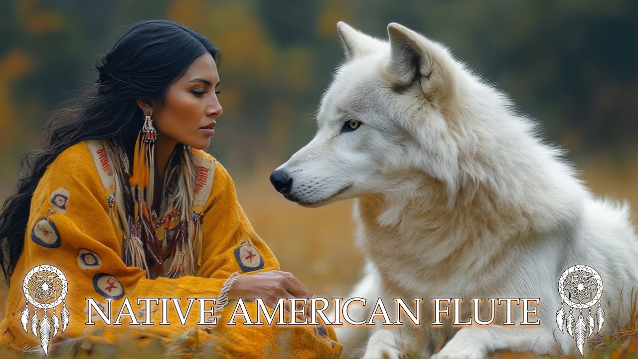 Whispers of the White Wolf - Relax and Heal Your Soul - Native American Flute Music for Deep Sleep