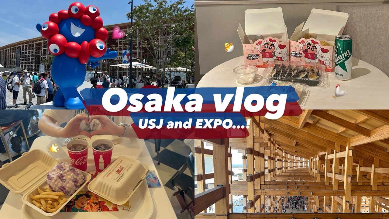 【USJ万博 vlog】ハリポタとミャク様2DAYS〜初夏の大阪は激アツ〜