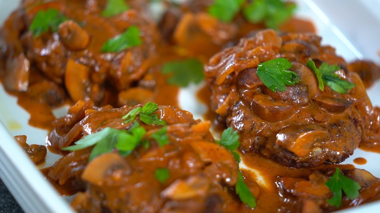 Bobby Flay’s Salisbury Steak