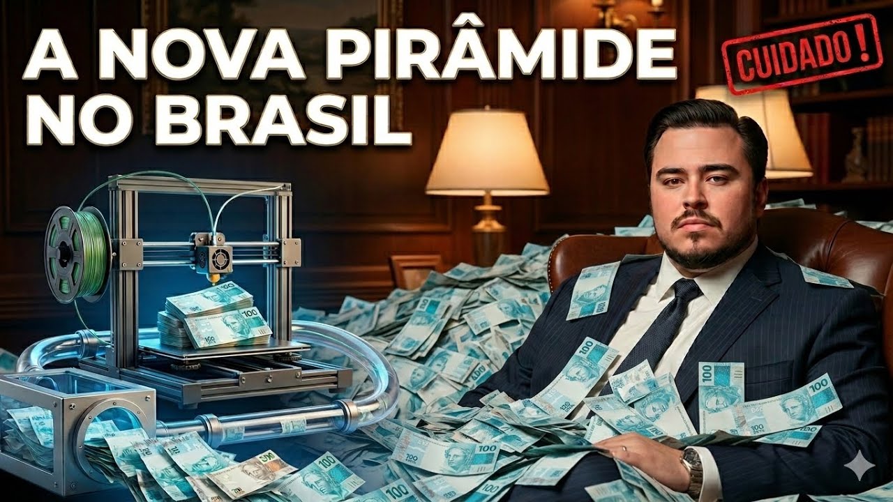 A nova pirâmide no Brasil. Quem chega primeiro e vive de links e cursos bebe água limpa.