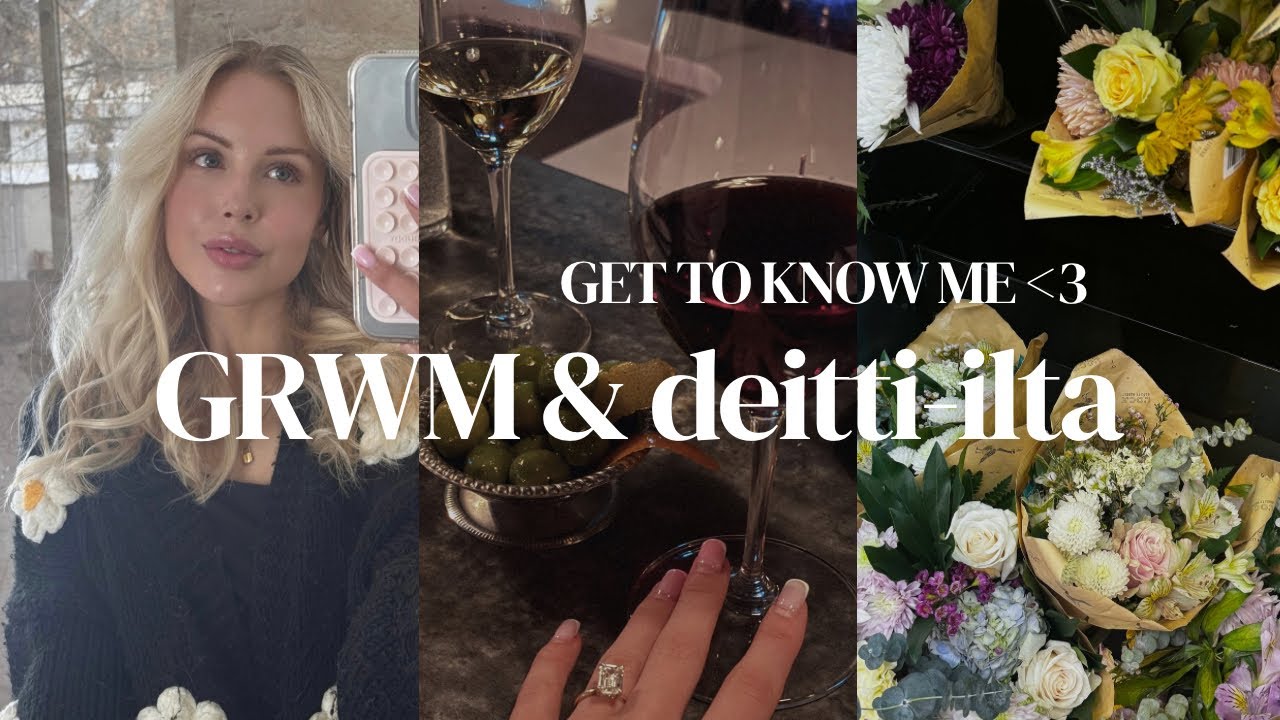 Vlogi: Deitti-ilta, GRWM & get to know me