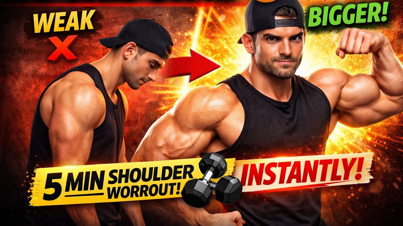 Fix Small Shoulders in 5 Minutes 💪 