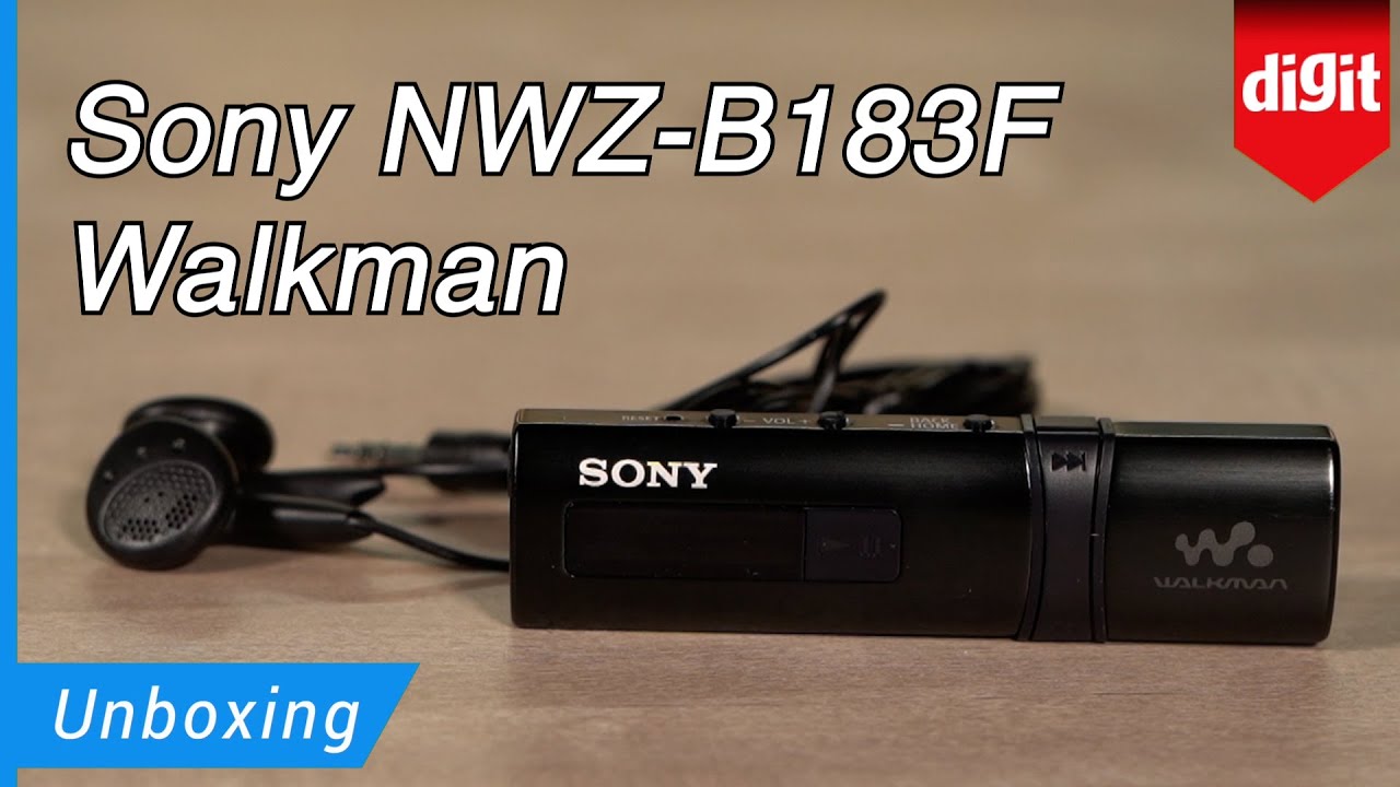 Sony NWZ-B183F Walkman Unboxing