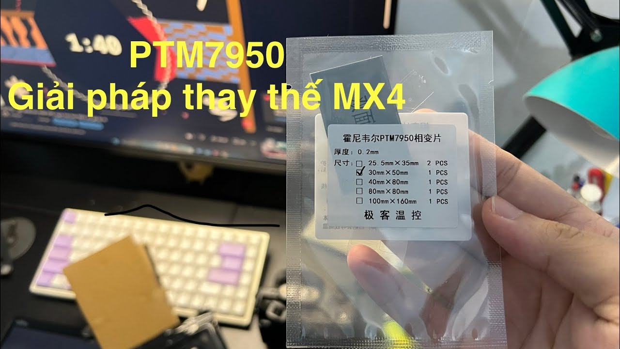 PTM7950 - giải pháp tản nhiệt CPU ngon hơn keo MX4 mà giá lại rẻ