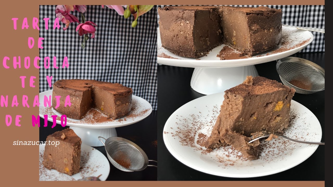 PASTEL DE MIJO DULCE 💚 De Chocolate y Naranja