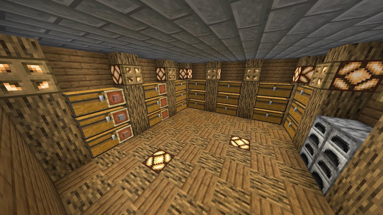 INSANE STORAGE ROOM! (minecraft ep.12)