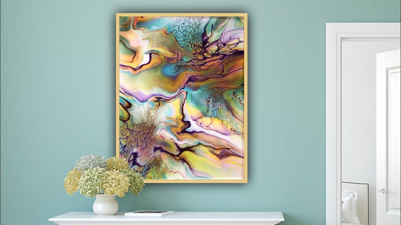 322. Fluid Art - Big, Bold, Beautiful (Deconstructed) Bloom / арт-терапия / рецепт цветения.