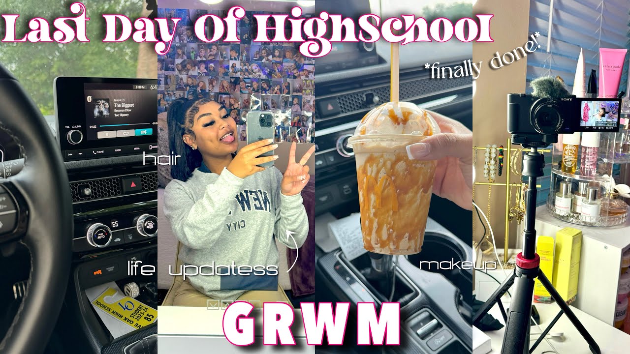 GRWM: Last Day Of HighSchool | life updates, makeup, hair, finally done!