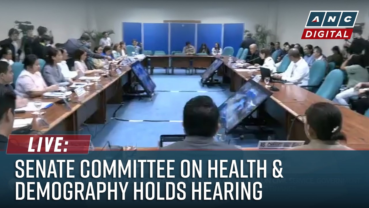 LIVE: Senate committee on health & demography holds hearing | July 28, 2026