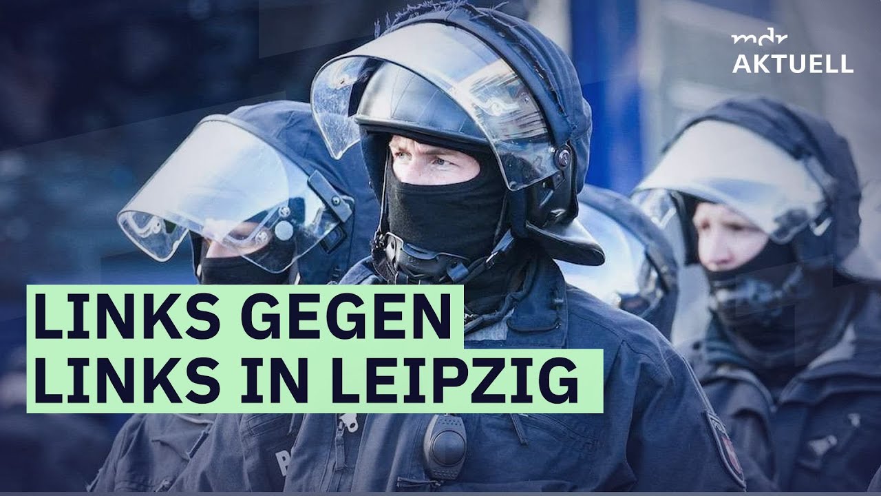 Gro&szlig;demo in Leipzig Connewitz | MDR AKTUELL live