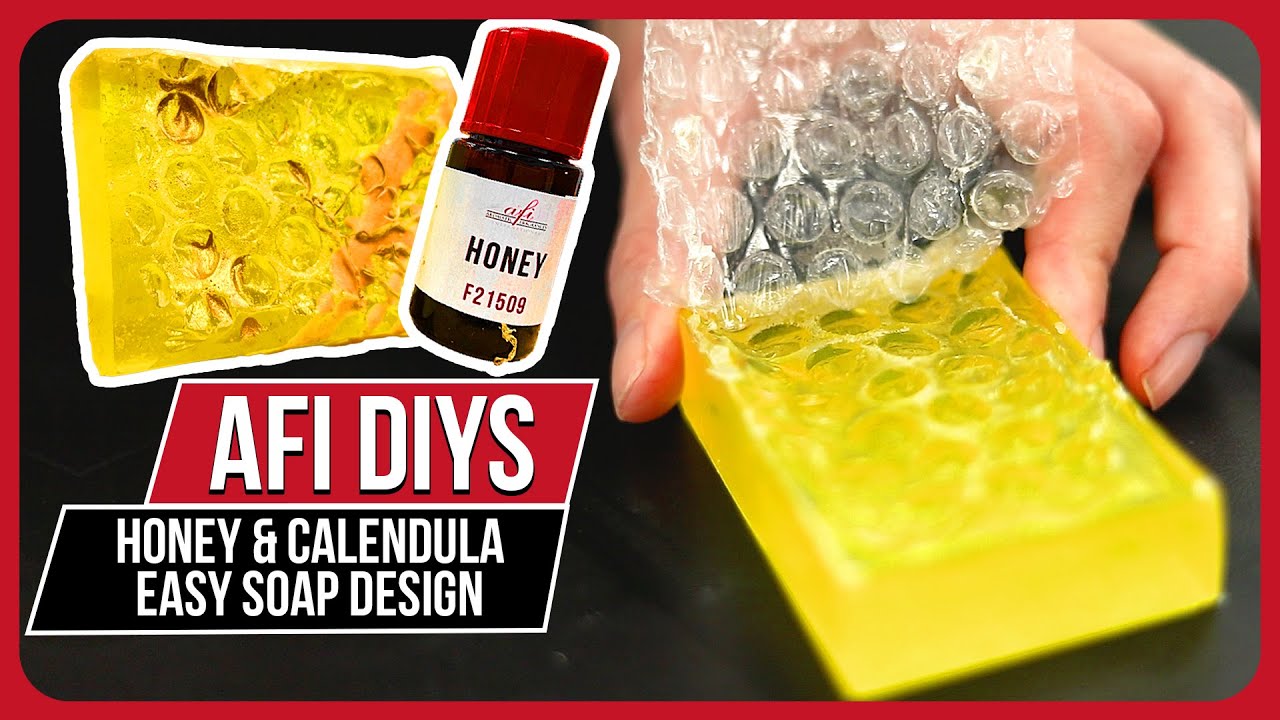 How to Make Honey & Calendula Soap ( Easy to do at Home)