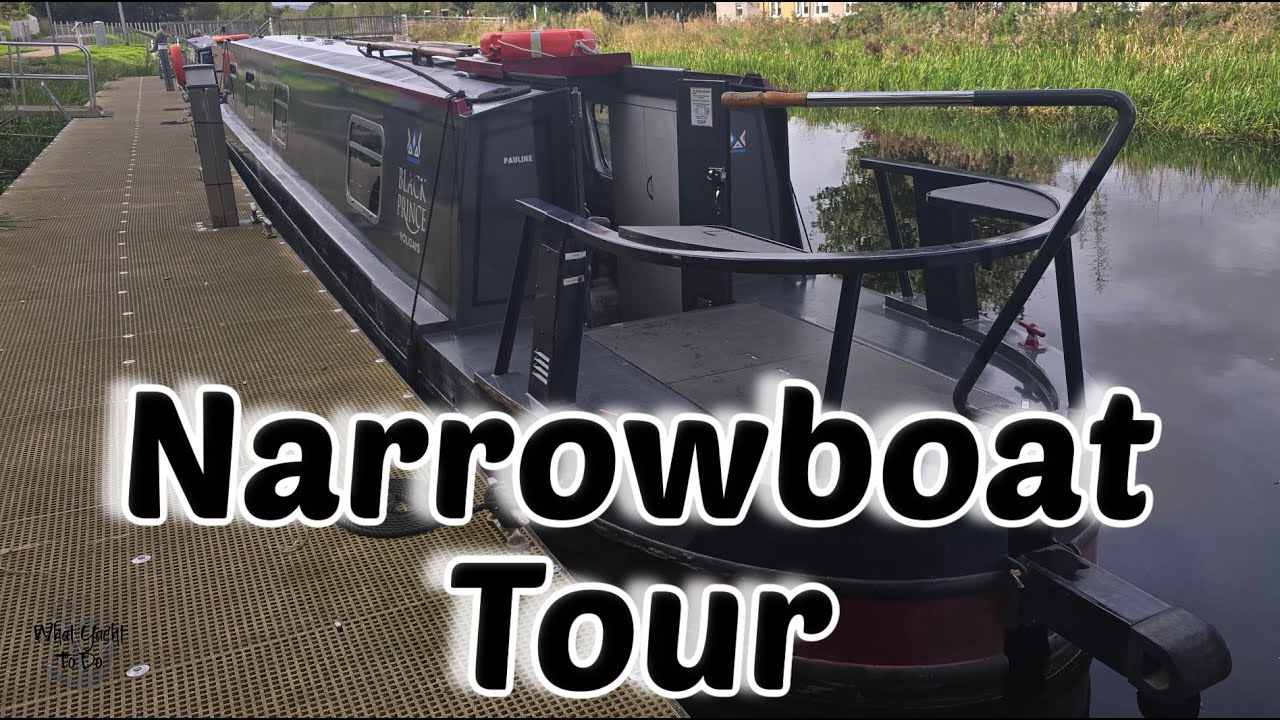 Trip # 284 Tour of Black Prince Narrowboat Pauline in Falkirk, Scotland | What Yacht To Do