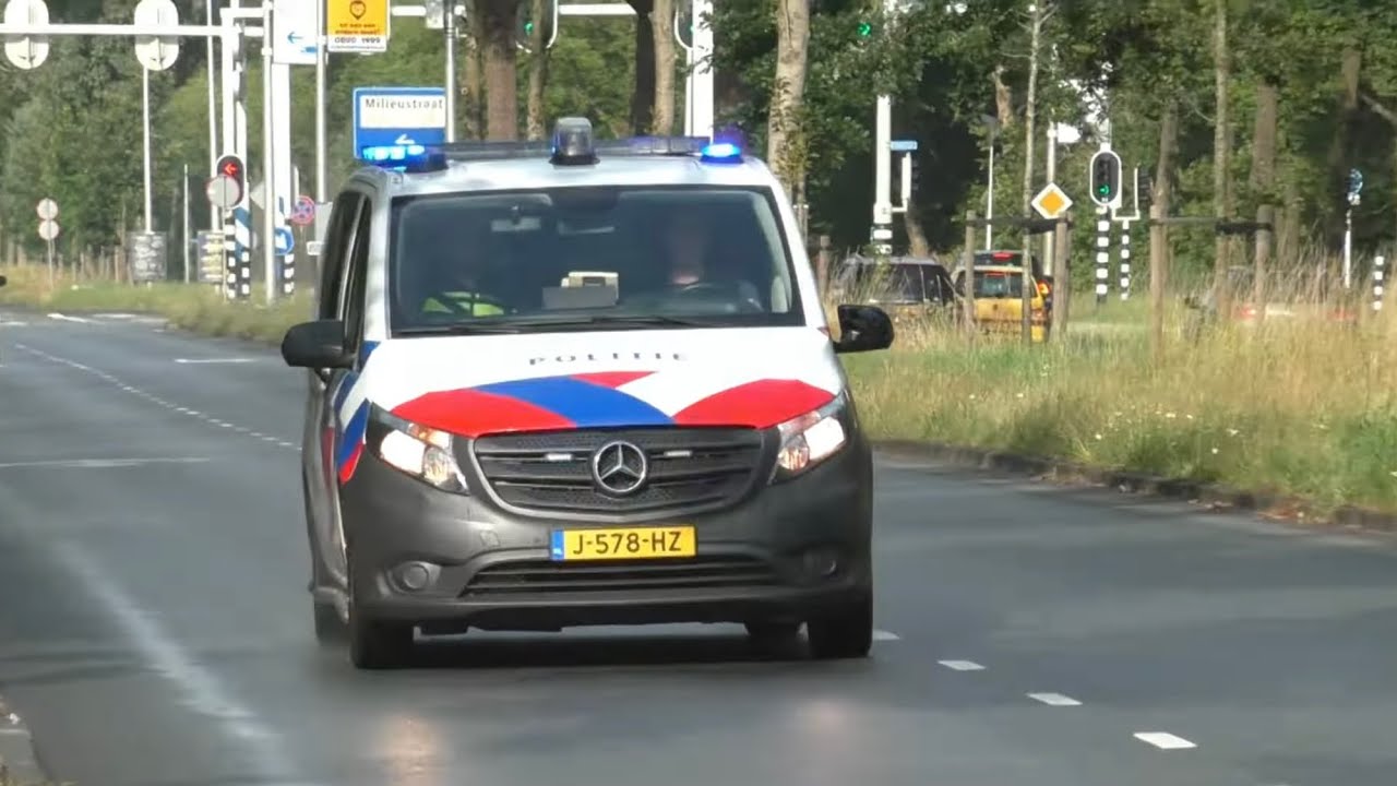 Politie eenheden met spoed naar melding in Leeuwarden