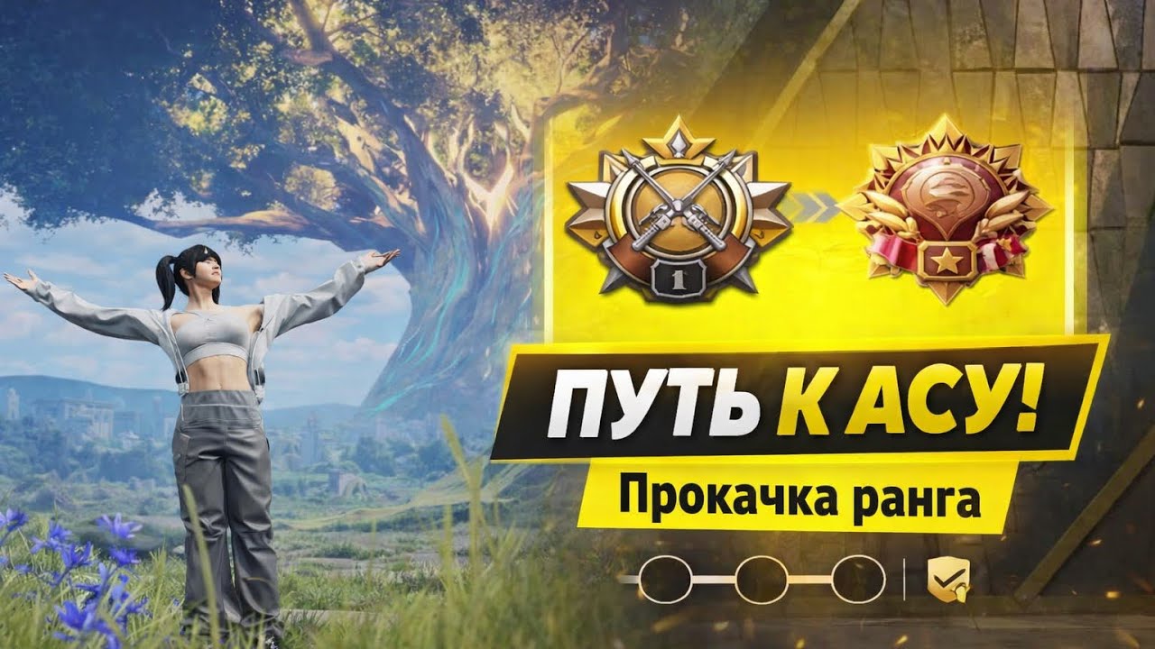 ПРОДВИЖЕНИЕ ДО АСА В PUBG MOBILE | арабские сервера - смерть