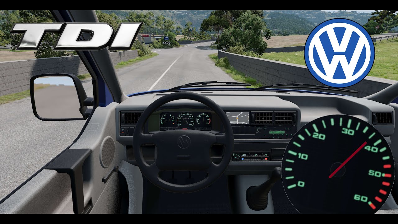 1992 Volkswagen Transporter T4 2.5TDI 102HP - Beamng.Drive