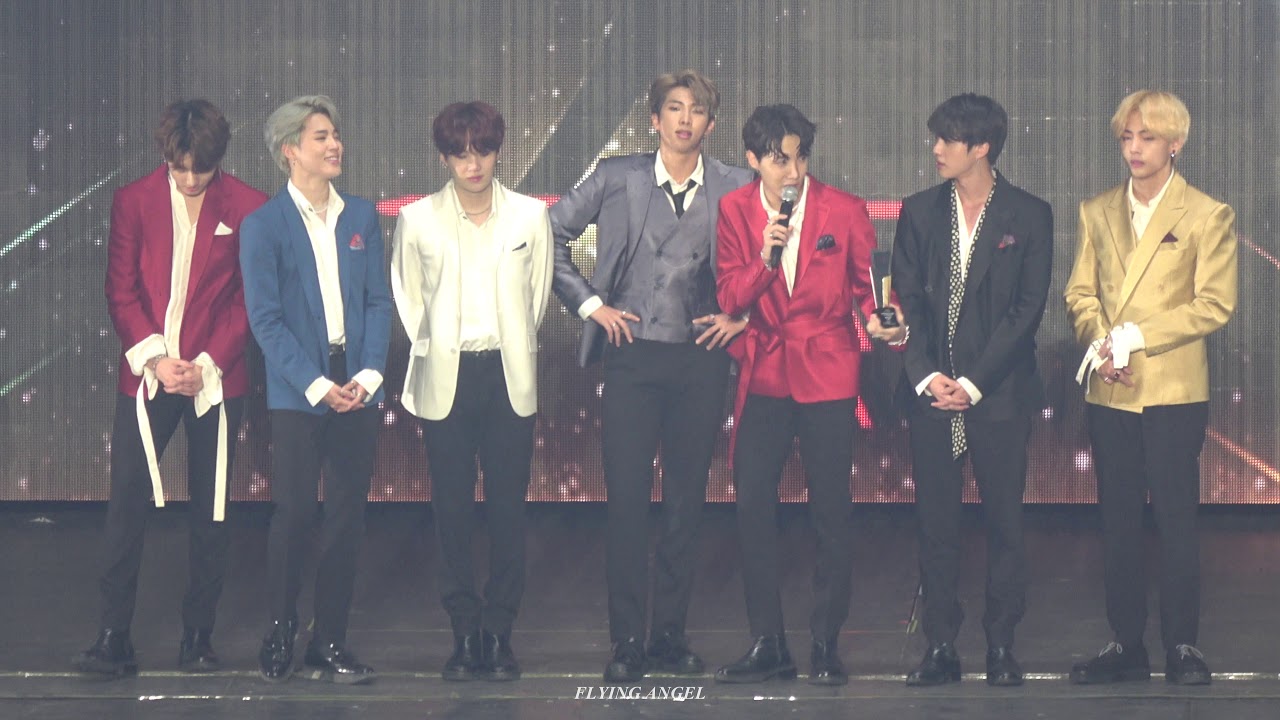 181128 AAA 가수부문 대상 수상 - 방탄소년단 지민 직캠 BTS JIMIN Focus
