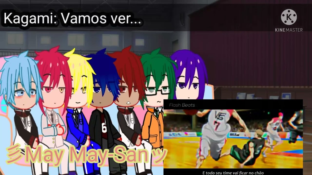 🏀[Geração+kagami reagindo ao rap de cada membro da geração[Kise//flashbeats](1/6)/original