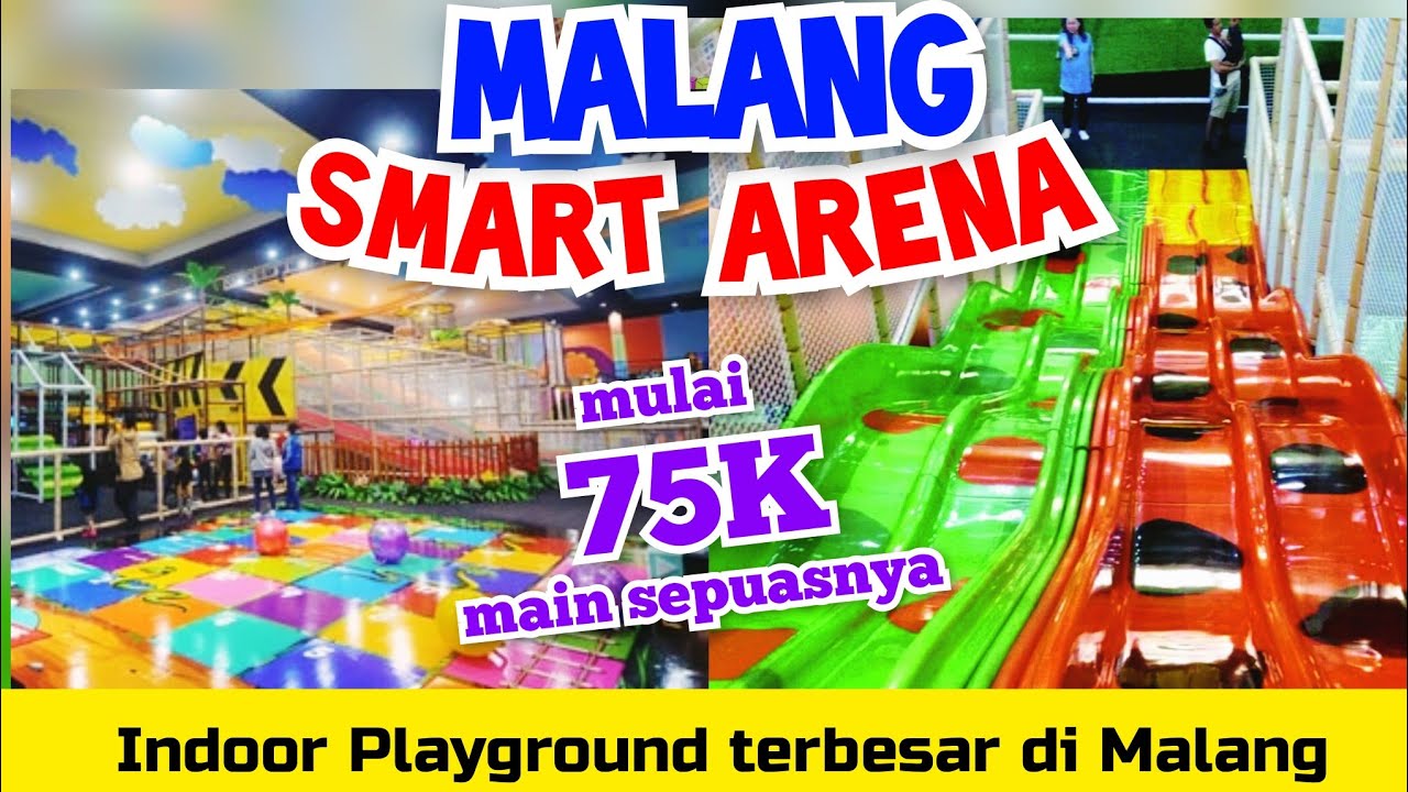 PLAYGROUND MALANG SMART ARENA LUAS BANGET WISATA KOTA MALANG