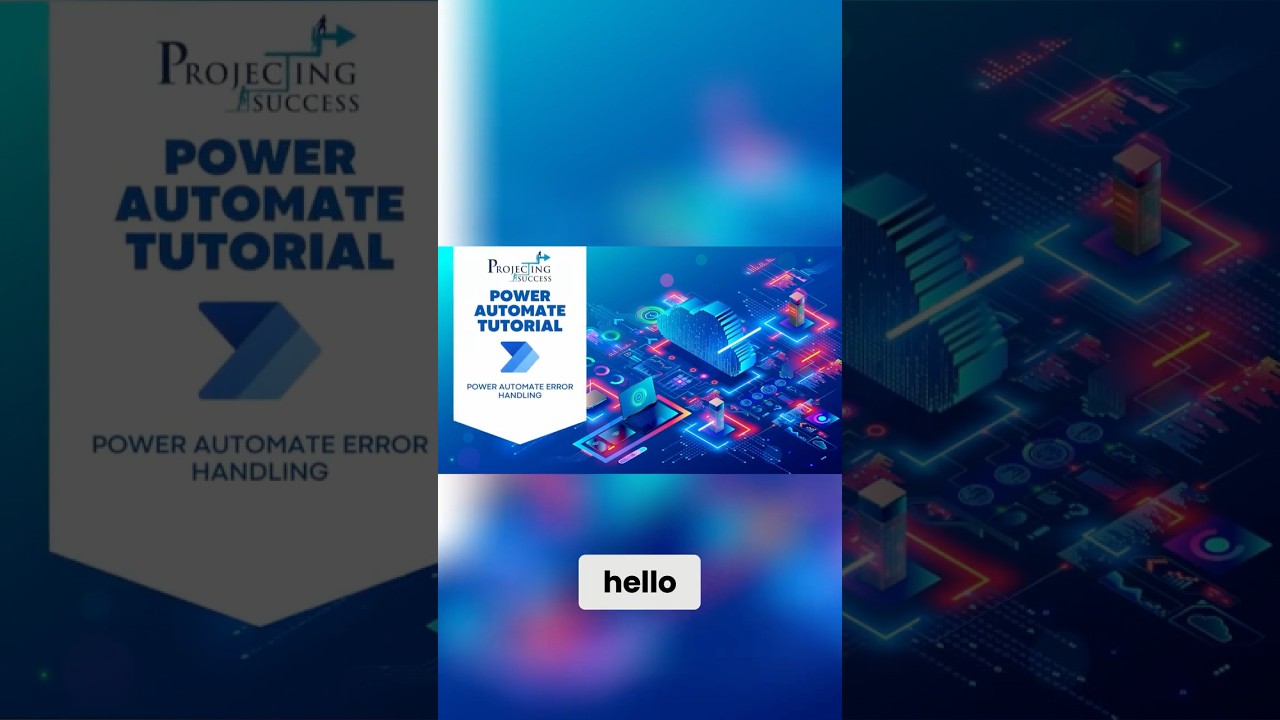 🤖 Power Automate: Make sure your flows run smoothly by handling pesky errors! 🤖
