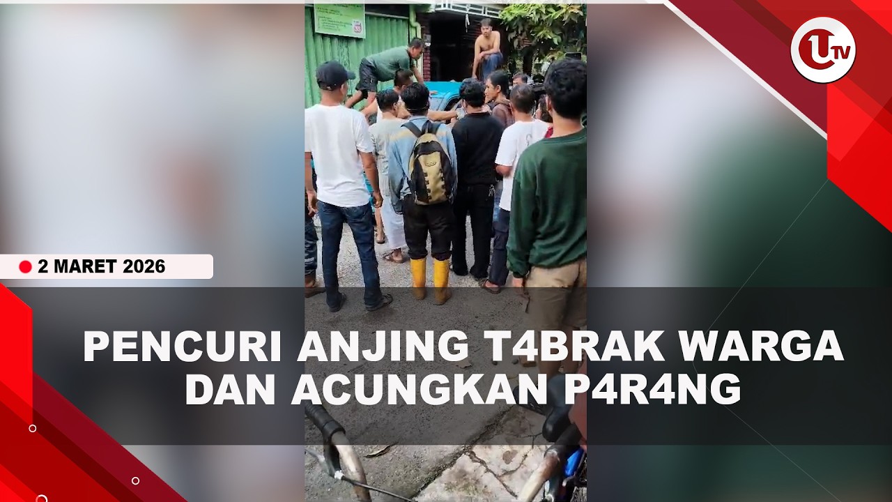KEPERGOK CURI ANJING, PELAKU T*BR4K WARGA DAN ACUNGKAN P4R4NG | U-NEWS