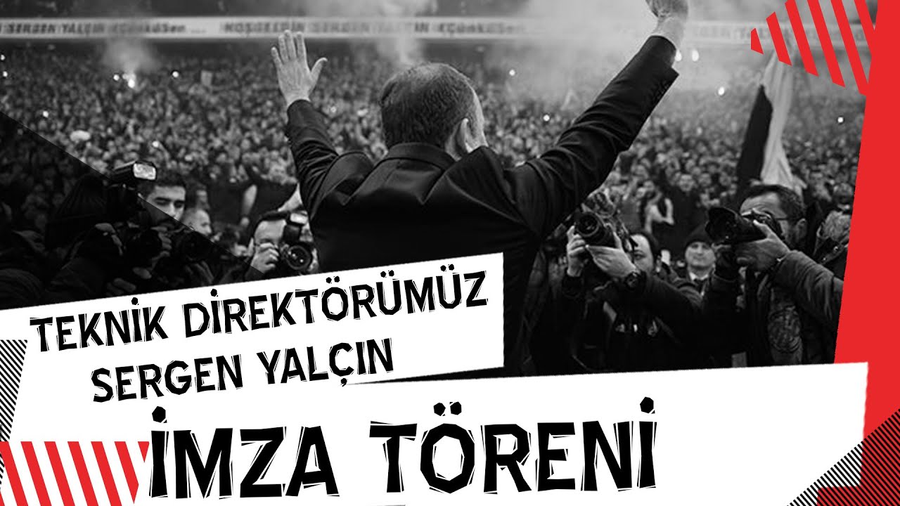 Teknik Direktörümüz Sergen Yalçın'ın İmza Töreni