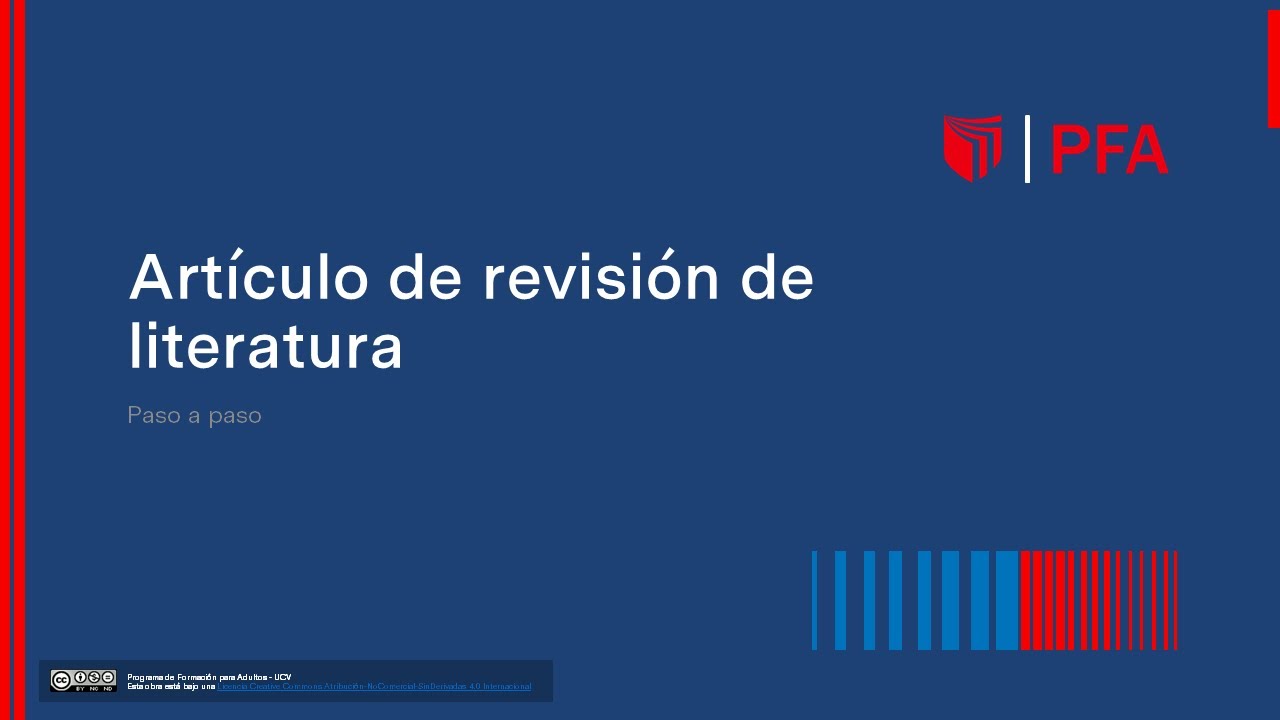 Artículo de Revisión de Literatura