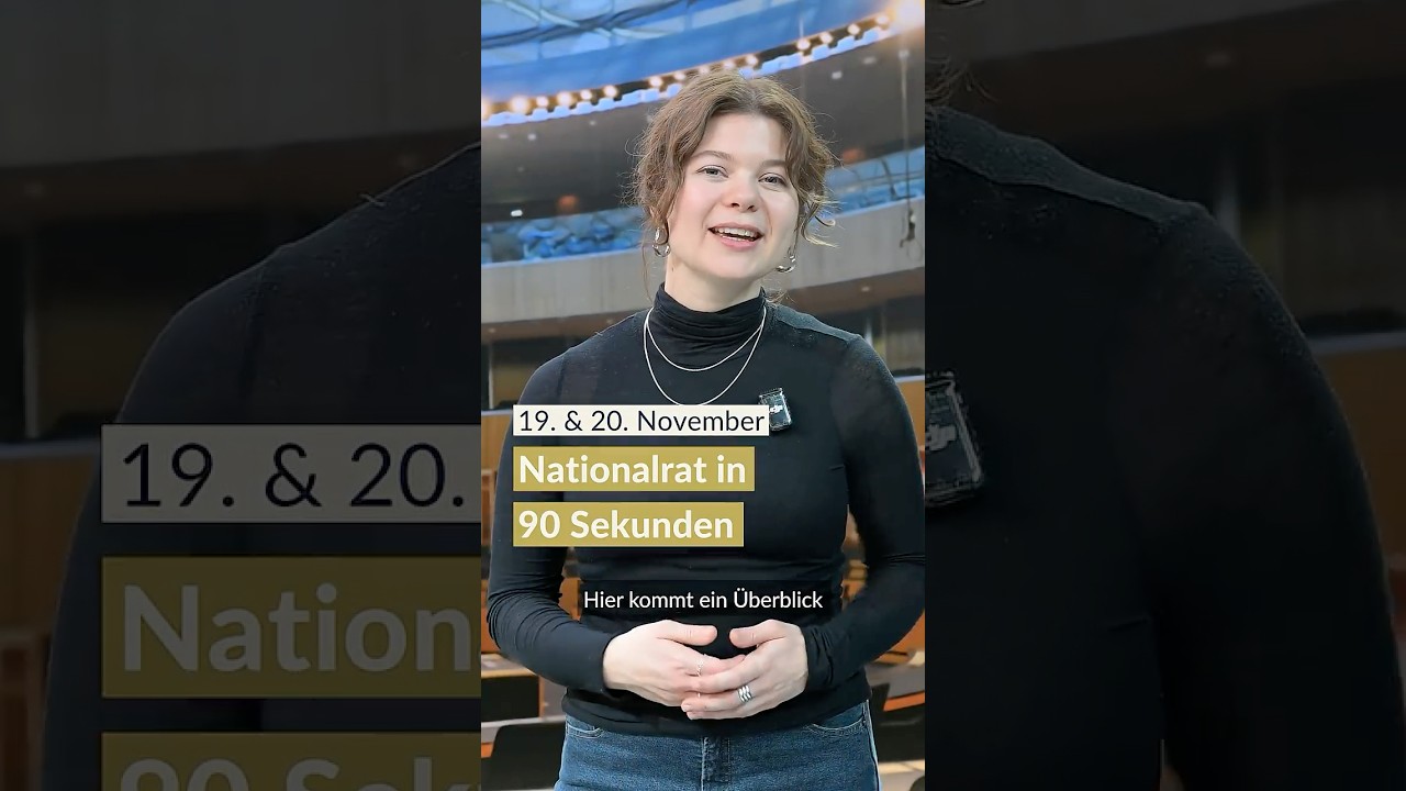 Nationalrat in 90 Sekunden: 19. & 20. November 2025
