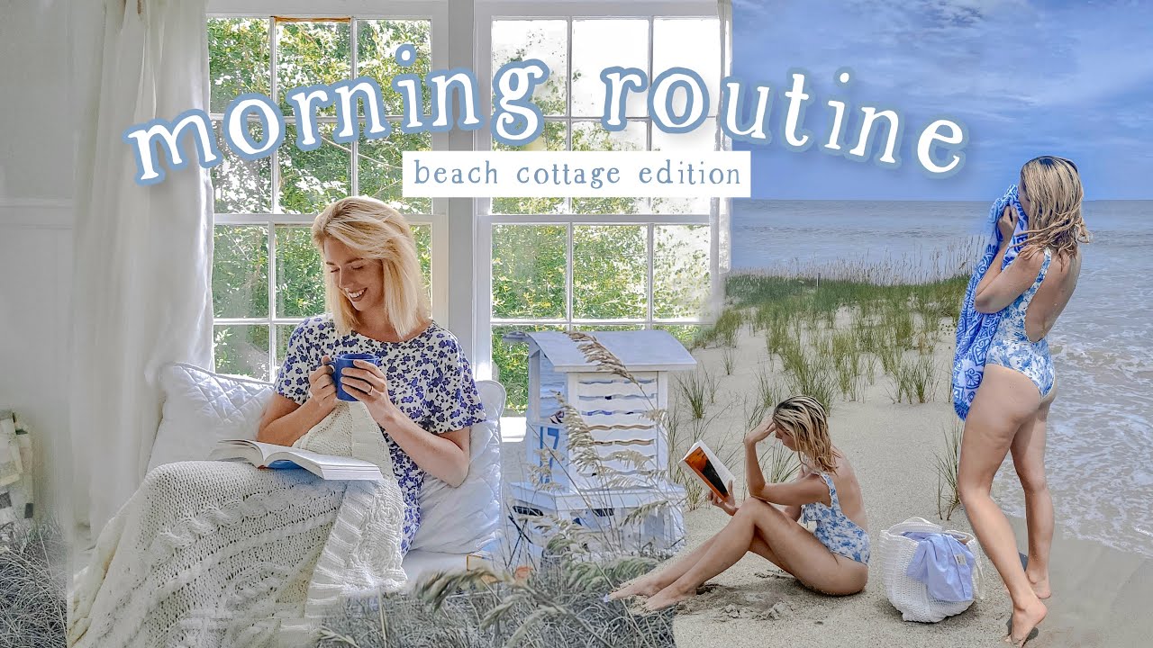 6AM Beach Cottage Morning Routine ☀️ slow & peaceful