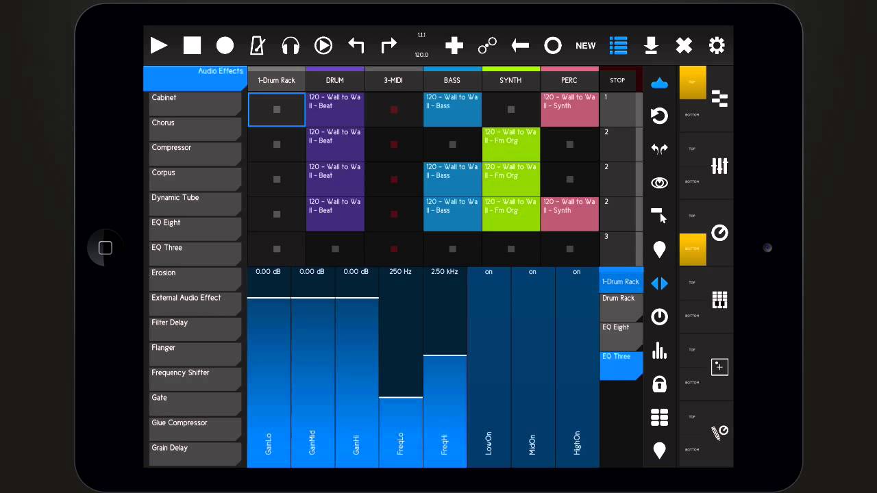 touchAble 2 User Guide: The Browser - Control Ableton Live with your iPad