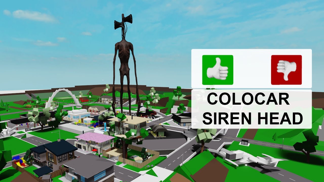 SOBREVIVI AO SIREN HEAD NO BROOKHAVEN - ROBLOX