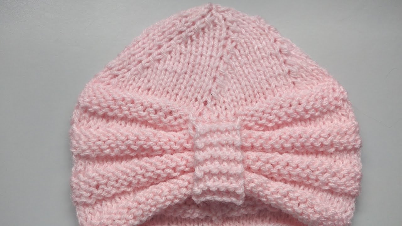 TURBANTE....infantil.....tricô....fácil...🥰