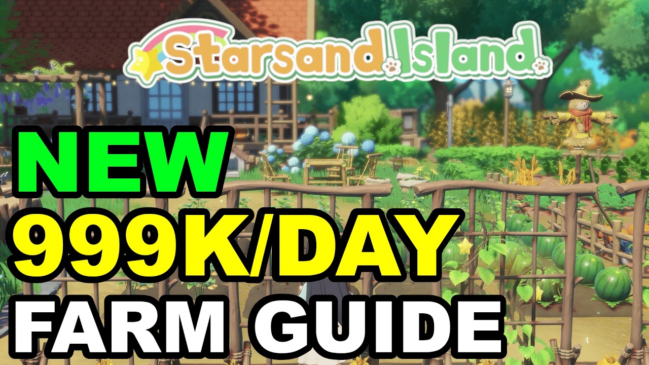 NEW Money Farm for 999.999 Gold in ONE DAY! | Starsand Island