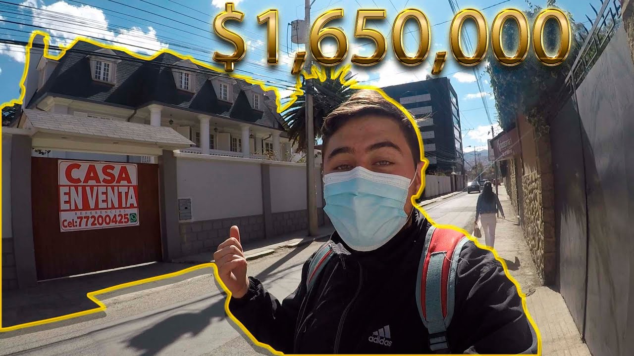 Así es la ZONA MAS LUJOSA DE LA PAZ | BARRIOS MILLONARIOS en BOLIVIA 🤑🏡