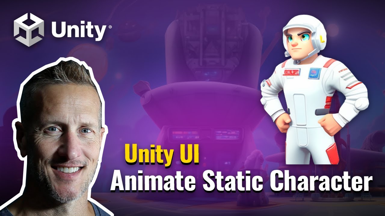 Превратите статический персонаж в анимированный пользовательский интерфейс в Unity