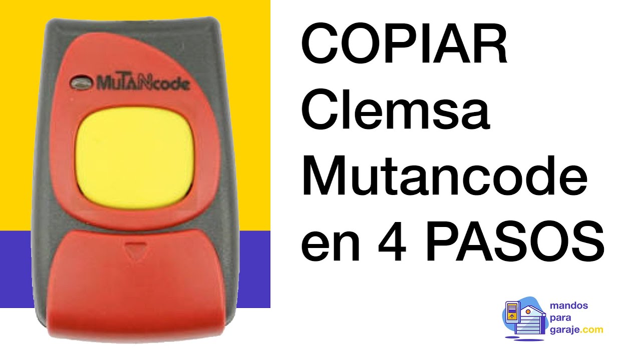 [TUTORIAL] Cómo COPIAR su CLEMSA MUTANCODE con HR MULTI 2  ✅ | mandosparagaraje.com