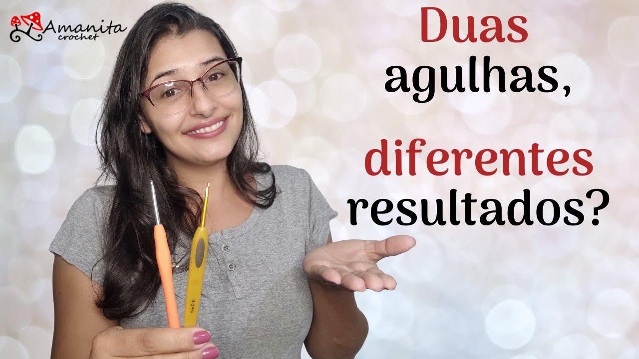 &hearts; Croch&ecirc; com agulha Soft e agulha Clover tem diferen&ccedil;a? Olha o que eu descobri!