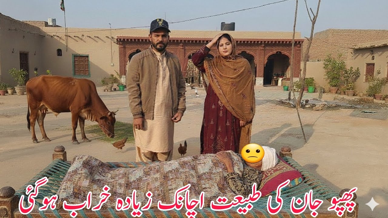 Pohpo jan ki tabiyat acank zada kharab ho gai All Day Routine | village Family Vlogs | Couple Vlogs