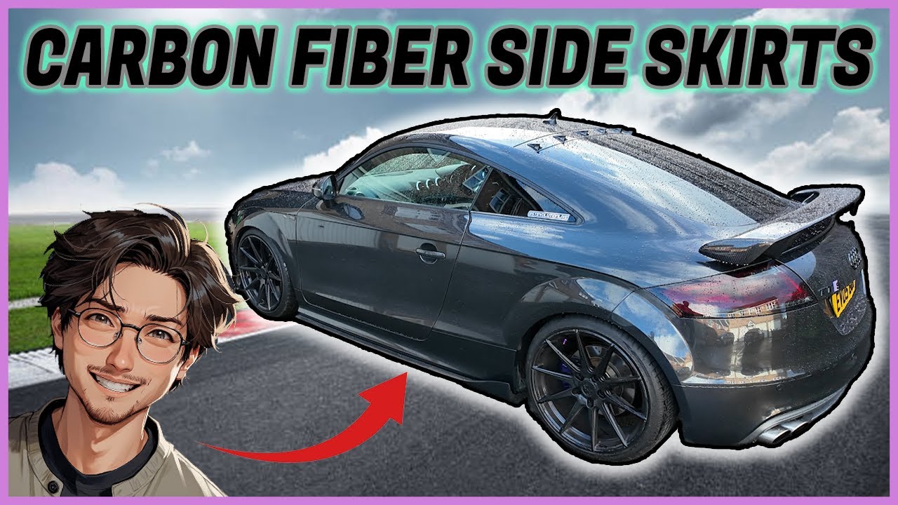 I Fitted Audi A3 Carbon Fiber Side Skirts To My Audi TTS!