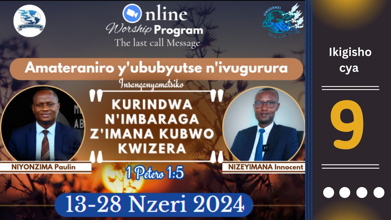 09. Icyumweru cy'Ububyutse n'Ivugurura ~ 14-28/09/2024