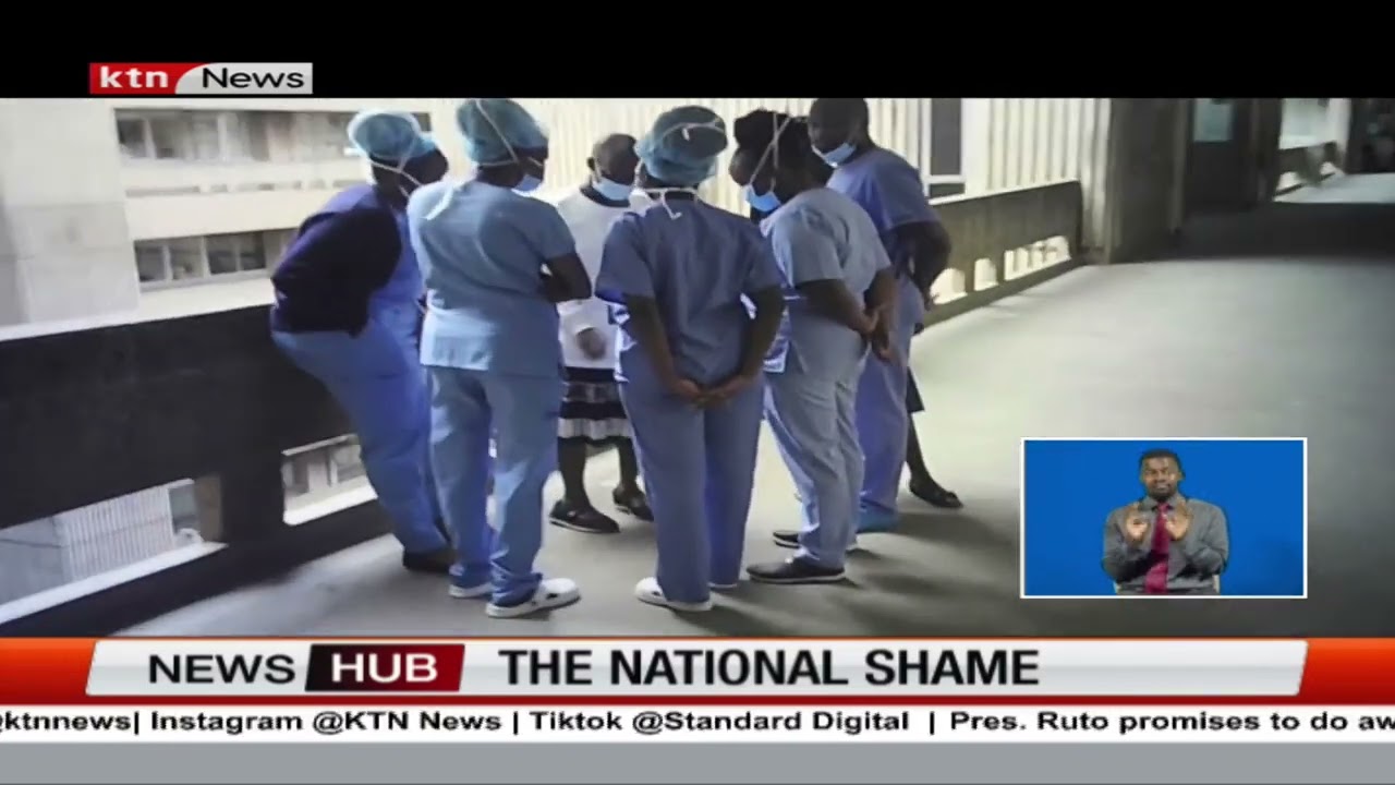 A Sorry state at KNH As patients cling on their lives due to the ongoing doctors strike
