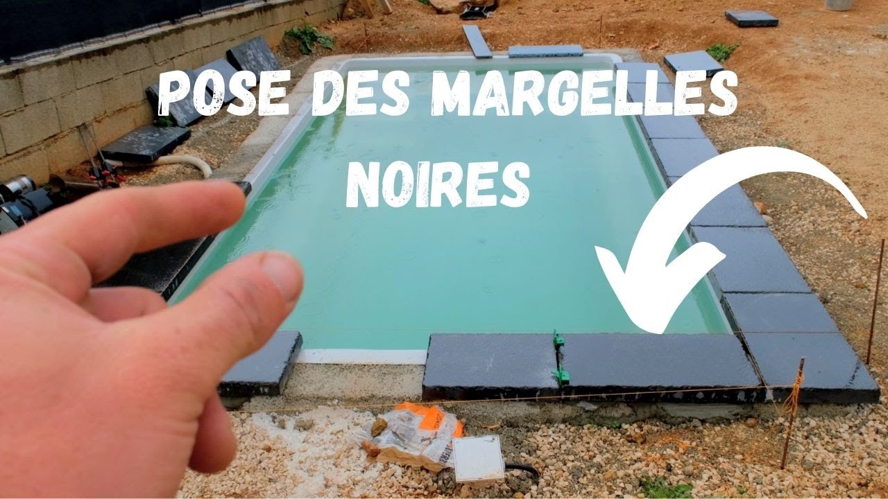 Pose des margelles piscine