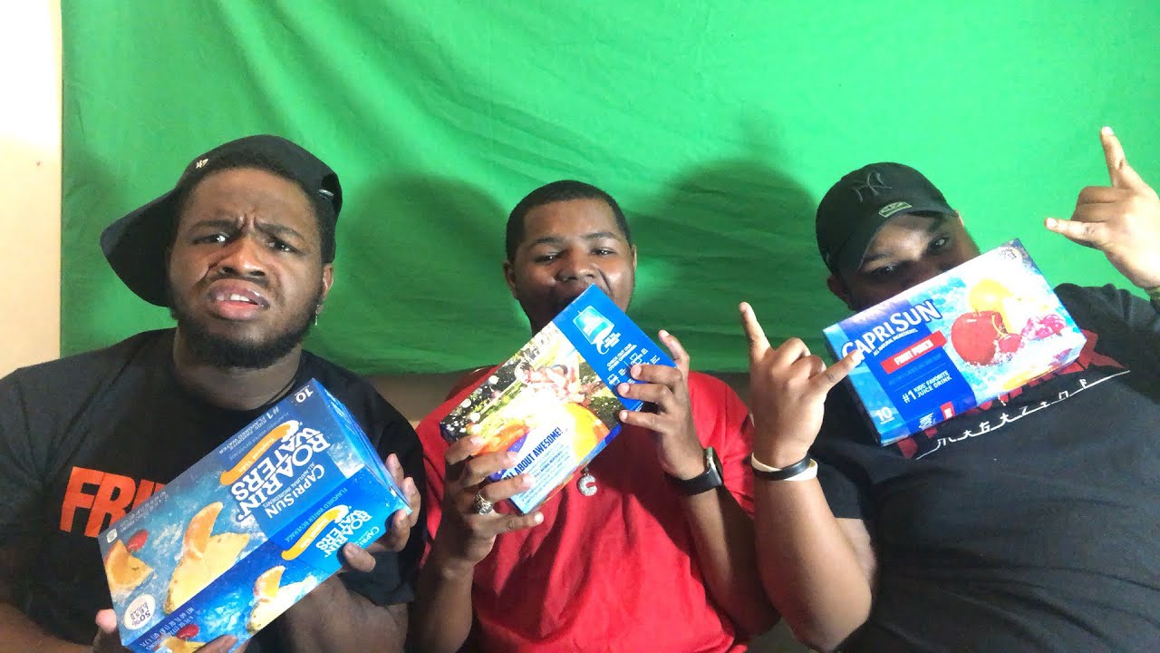 CapriSun challenge (Who Can Drink The Most First??!!)