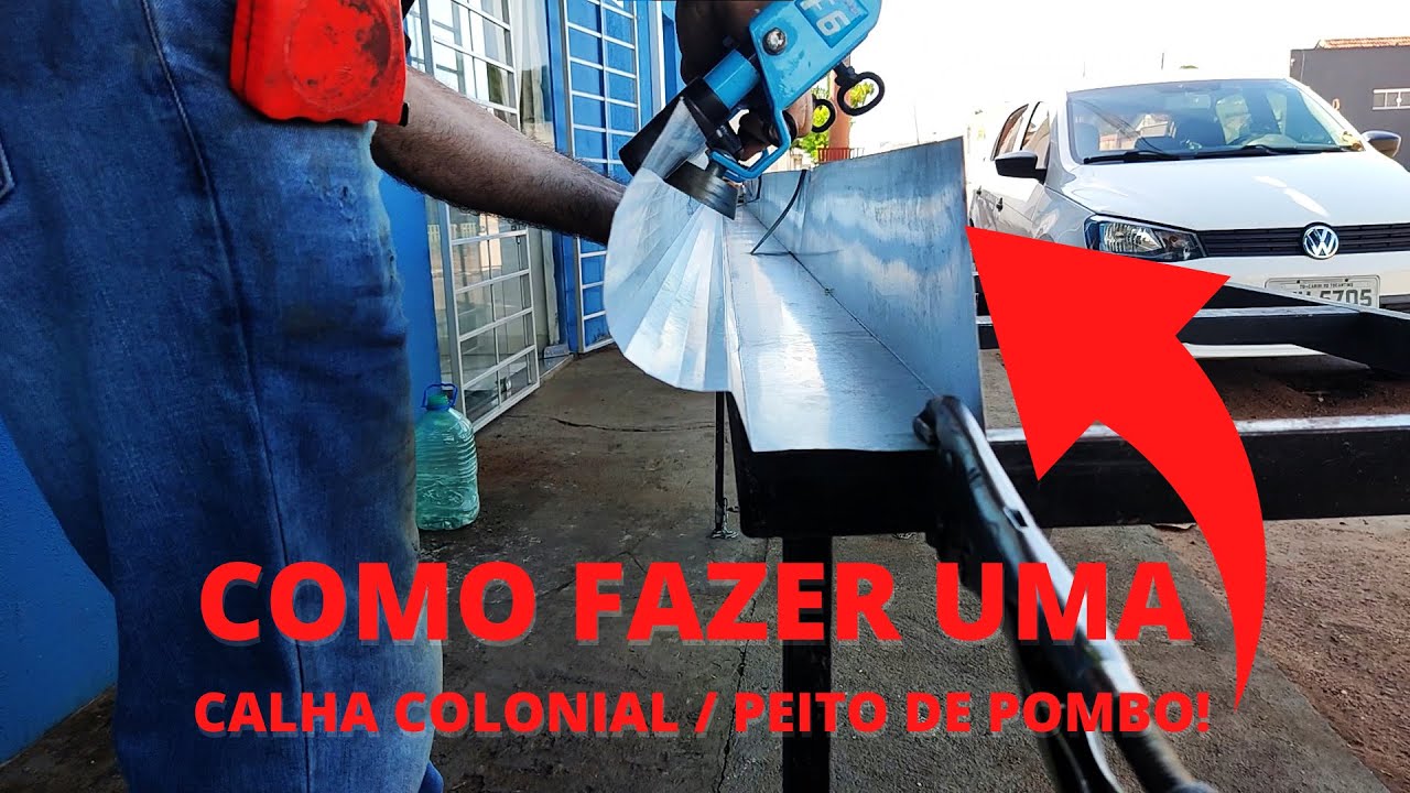 O Jeito Profissional de Fazer Calha Colonial
