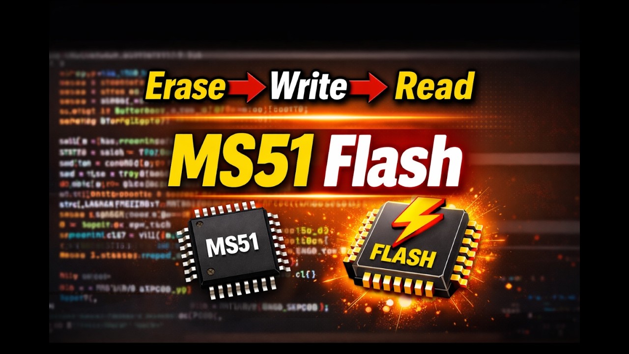 MS51 Data Flash Programming Using FMC | Erase, Write & Read Example
