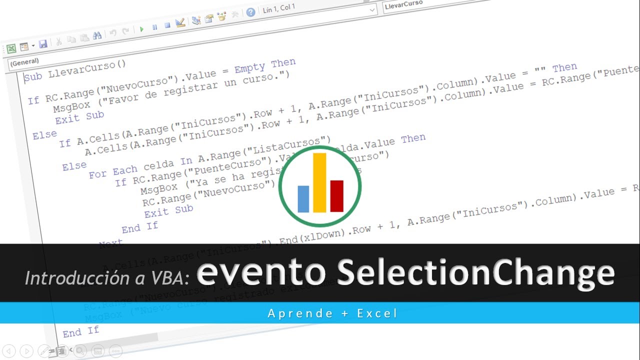 11. Automatizando macros por un evento 