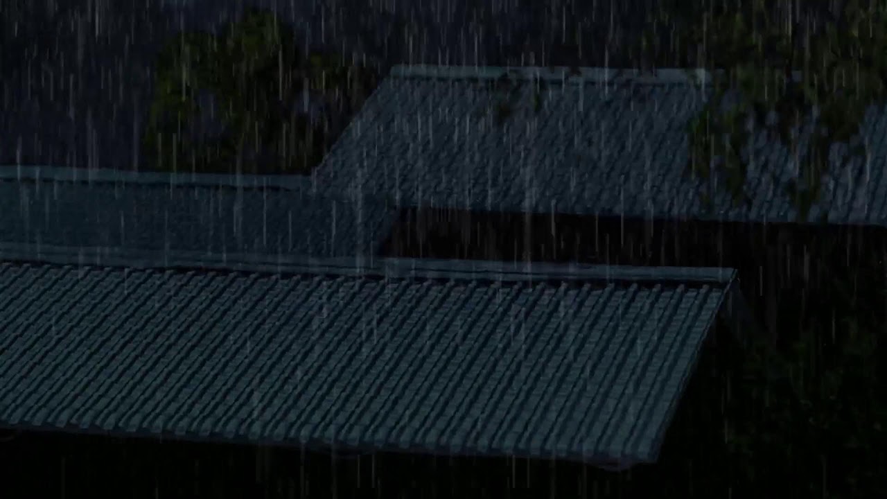 Live Night Rain • Listen Until You Fall Asleep | Soothing Sound