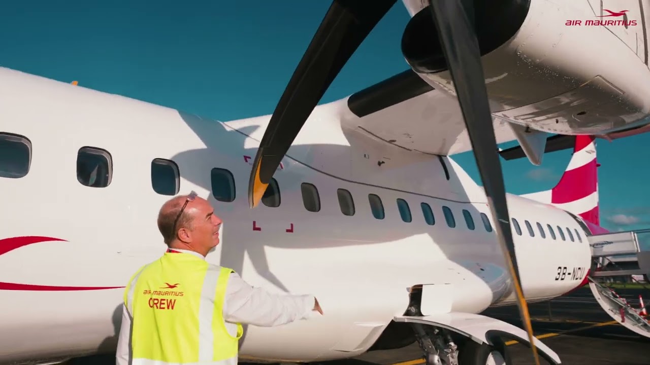 Air Mauritius - ATR Aircraft Departure Film