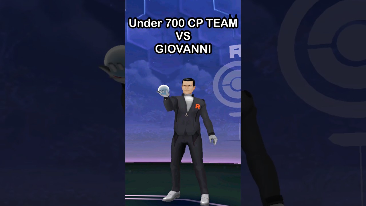 When I Beat Giovanni with Pokemon under 700 CP 😳 (Pok&eacute;mon GO)