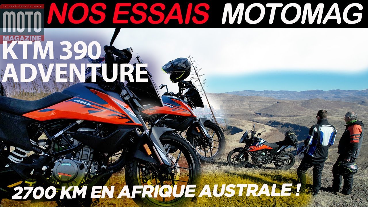 Une KTM 390 Adventure sur 2700 km en Afrique australe ► Essai Moto Magazine